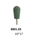 Профиль пуля полушар зеленая 10*17мм жесткая