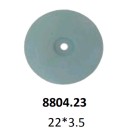 Прямой синяя (22*3,5 мм) силиконовая мягкая