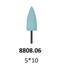 Профиль пуля острая голубая 5*10мм мягкая силиконовая для керамики  