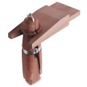 Тиски деревянные ручные с клином  и упором 155 мм из красного дерева (ценные породы древесины ) GS36  финагель + тиски 