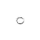 Соединительное кольцо, круг , серебро 925 пробы 4 мм наружный 2 мм внутренний, 1 мм проволока, закалена 