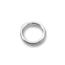 Соединительное кольцо, круг , серебро 925 пробы 5 мм наружный. 3 мм внутренний, 1.1 мм проволока, закалена
