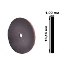 RF062 Каучукова EVE (1 * 16 мм) (ціна за 1 штуку) Профіль диск, .червоний  Обробка металів