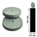 RF073 Каучуковая EVE (2*16 мм) (цена за 1 штуку) Профиль диск, Зеленый Обработка металлов