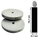 RF074 Каучукова EVE (2 * 16 мм) (ціна за 1 штуку) Профіль диск, Сірі  Обробка металів