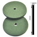 RF083 Каучукова EVE (1 * 22 мм) (ціна за 1 штуку) Профіль диск, .Зелений   Обробка металів 