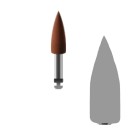 Профіль куля, коротка цанга 2.35,  4*12 мм  Сіра супер м яка RF3126