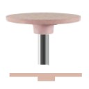 Профіль диск. 18*1 мм SH2353 Рожевий м яка (Сіліконовий Для драг металів та кераміки)