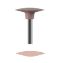 Профіль Лінза. 12*2 мм SH2413 Рожевий м яка (Сіліконовий Для драг металів та кераміки)