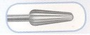 Бор бутон удлиненный Komet №79 (4.0 мм)  Шведская сталь