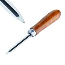 S58 Шабер трёхгранный на деревянной ручке. Ювелирный