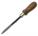Шабер треугольный на деревянной ручке 250 мм