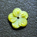 Золотой цветок  9,5 мм натуральный перламутр 