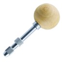 Зажимной патрон шар, с дополнительной  цангой на деревянной ручке  D254