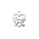 Подвеска 14*15 mm, серебро 925 пробы  